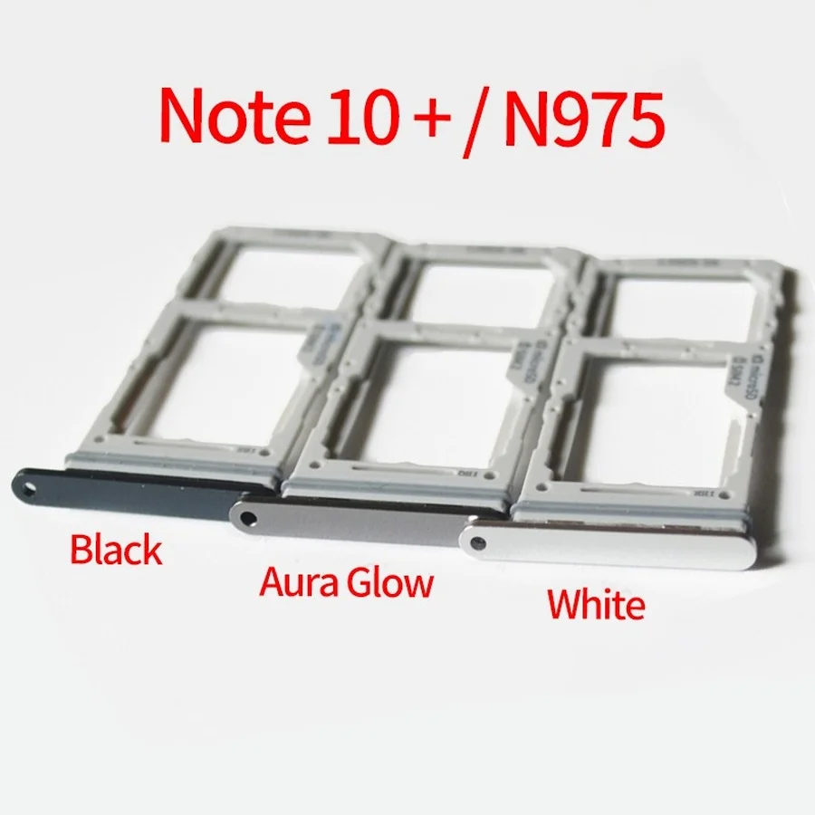 10 шт./лот держатель sim-карты для Samsung Galaxy Note10 + N975 N975F Note Plus чехол телефона слот