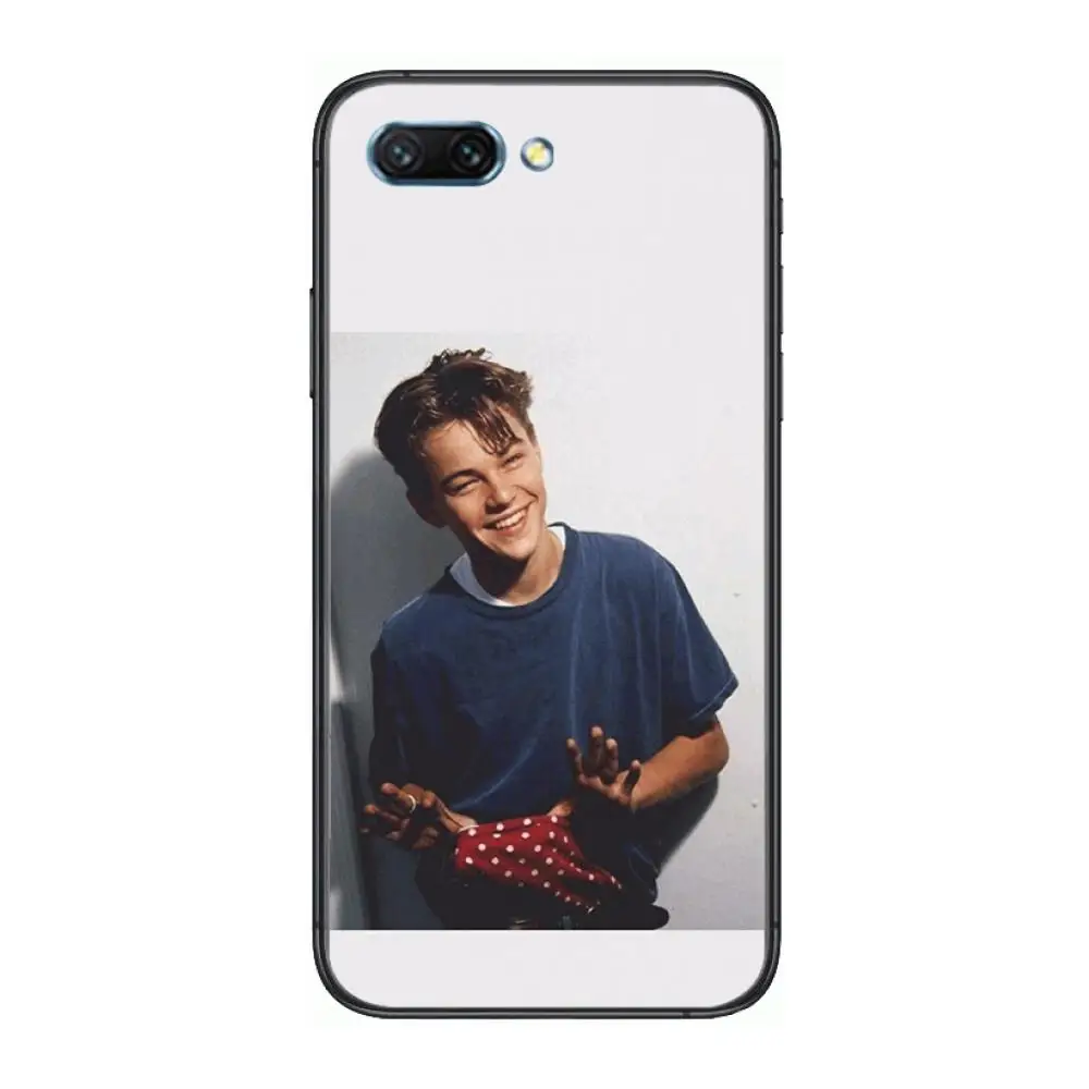 

Leonardo DiCaprio case clear Phone Case For Huawei Honor 10 9 8 7 N Pro Lite A C RU Black Etui Coque Hoesjes comic fashion