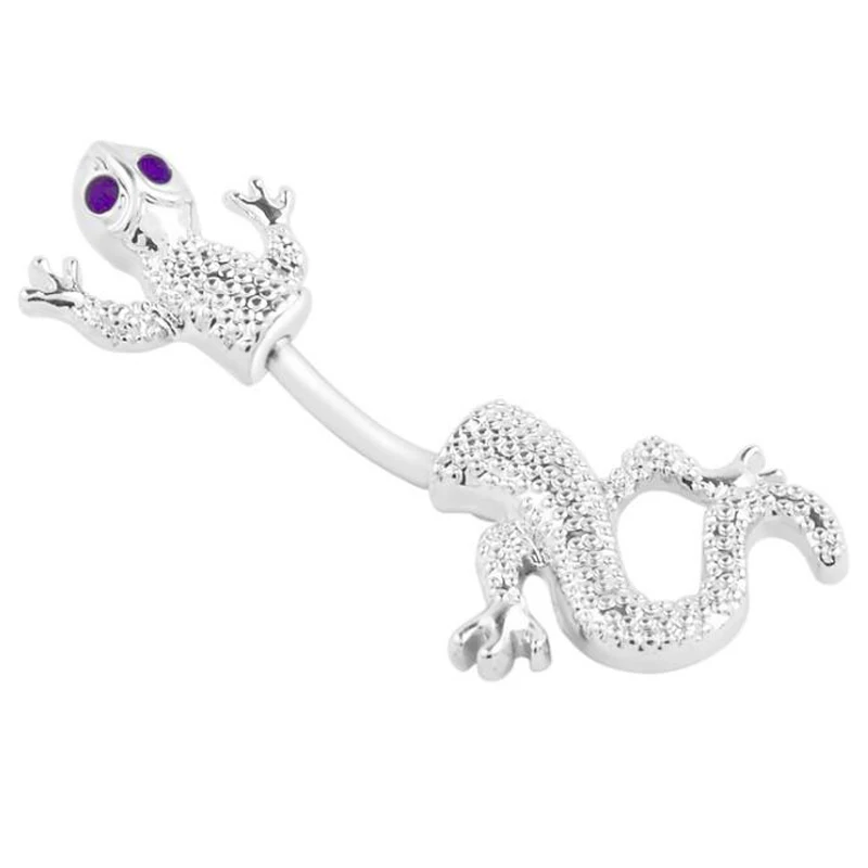 Ювелирные изделия для пирсинга gecko из нержавеющей стали 316L с отверстиями