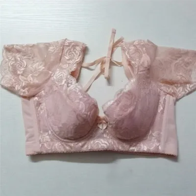 Женские сексуальные кружевные укороченные топы с бюстгальтером Корректирующее