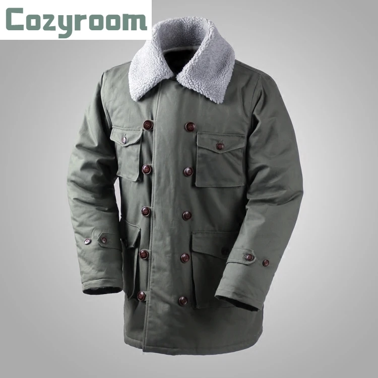 

Cozyroom German Connie Major Military Jacket M1909 Combat Coat Winter Men's Army Outwear