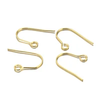 100pcs lot stainless steel gold silver color earring hooks french ear wires for diy earrings jewelry making findings wholesale