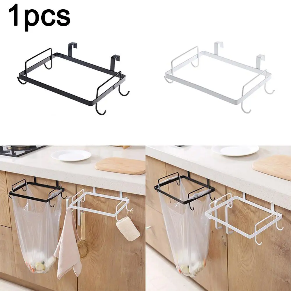Держатель для мусорного мешка Пластик кронштейн стойки Кухня хранение мусора
