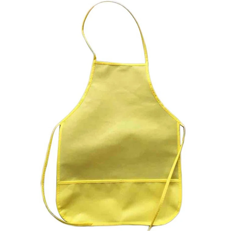 

Sleeveless Anti-Fouling Children Kids Apron Kitchen Cooking Baking Art Painting Apron With Pocket Kanak-kanak Dapur Lukisan