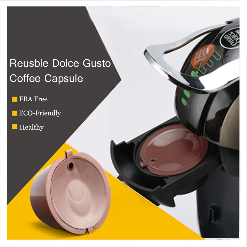 3 шт./lotRefillable Dolce Gusto Кофе Капсула Nescafe Dolce Gusto многоразового пользования капсулы Dolce капсулы с 1 предмета кофейные ложки