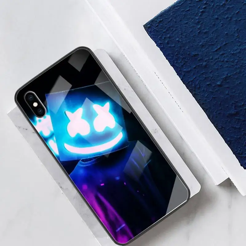 

DJ Marshmallow Phone Case Glass Phone Case Designer For Ipohne 11 Pro Max 6S XR Back Cover Case Supplier