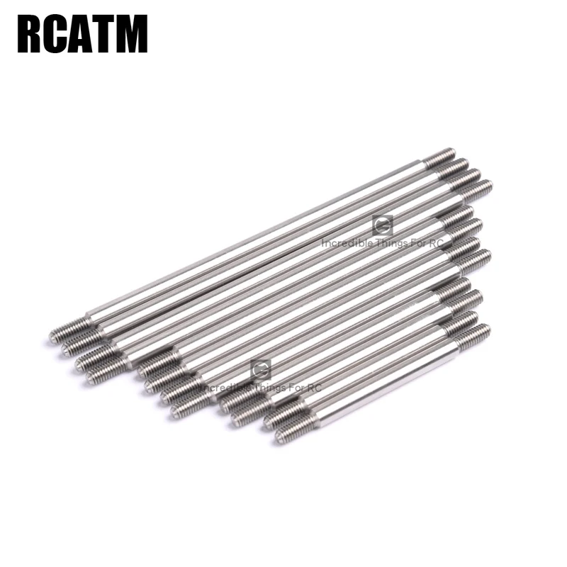 12 шт./компл. искусственный стержень из нержавеющей стали для 1/10 RC Crawler car Traxxas TRX6 G63
