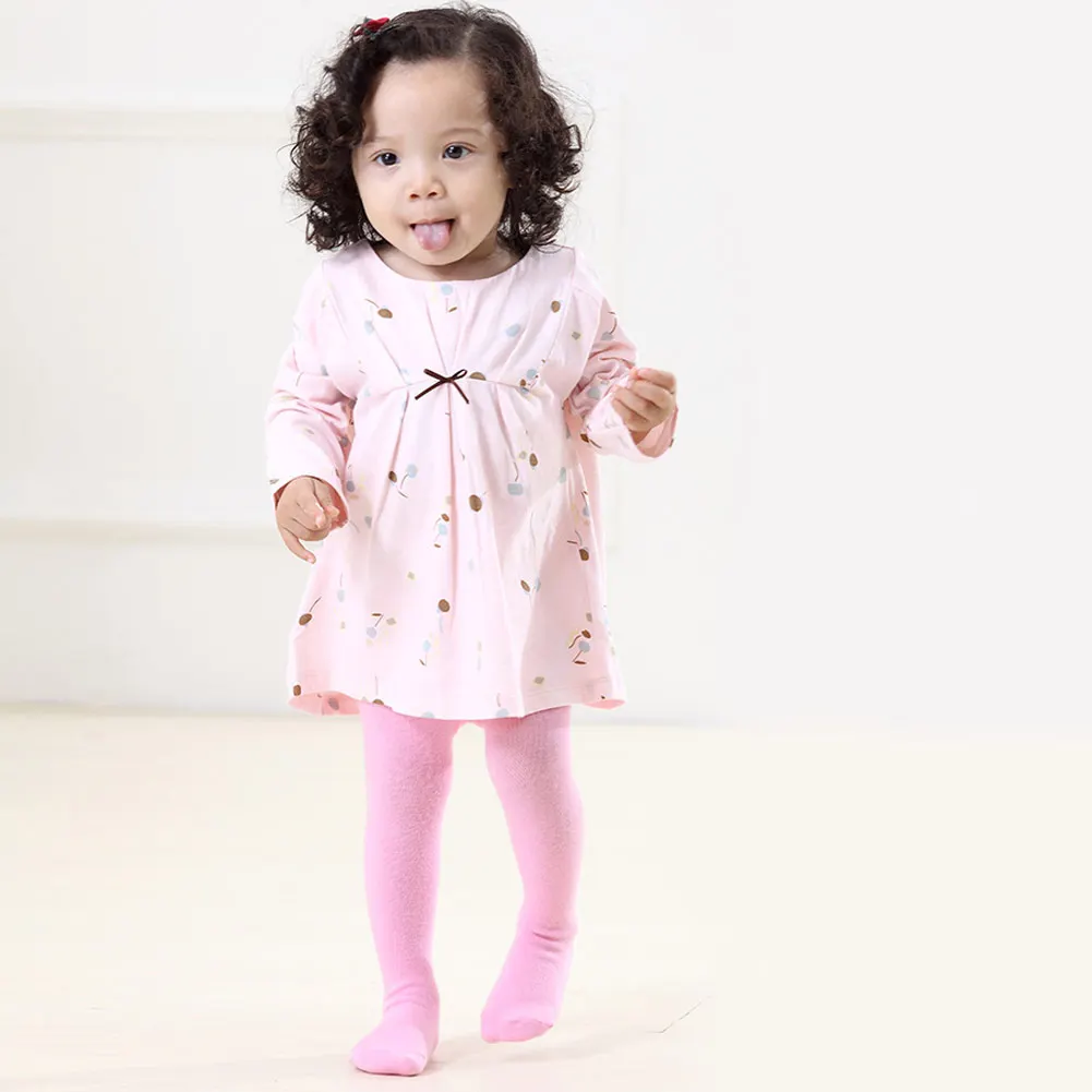 Милая одежда для малышей девочек милые однотонные колготки легинсы танцев милое