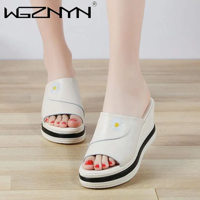 

Fashion 2021 New Summer Women's Sandals Peep-Toe Shoes Woman High-Heeled Platfroms Casual Wedges For Women High Heels Shoes