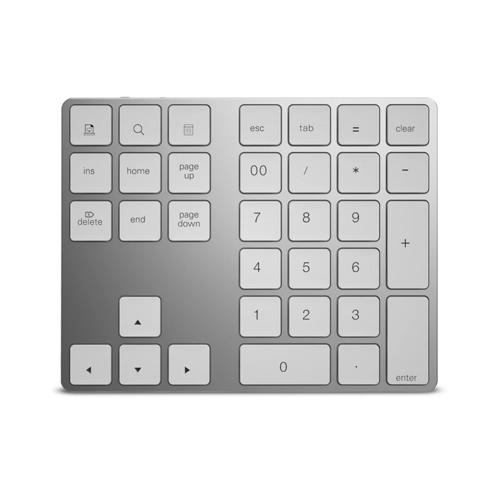 BT 3.0 Wireless Numeric Keypad 34 Keys Digital Keyboard for Accounting Teller Windows IOS Mac OS Android PC Tablet Laptop | Компьютеры и