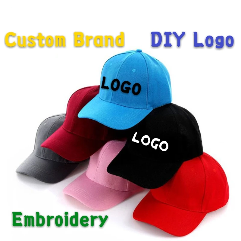 

DIY Logo Baseball Cap Flat Custom-made Wholesale Child&Adult Printing Embroidery Famous Brand Bucket Hat High-quality Snapback