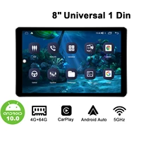 single din 8 inch car dvd player android auto gps navigation with carplay universal fm audio stereo android 10 0 head unit