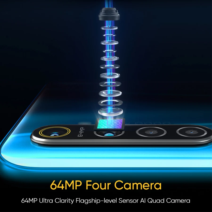 OPPO Realme X2 6 4 'ƌ ГБ Оперативная память 64 Гб Встроенная Snapdragon 730G 64mp четыре камера nfc