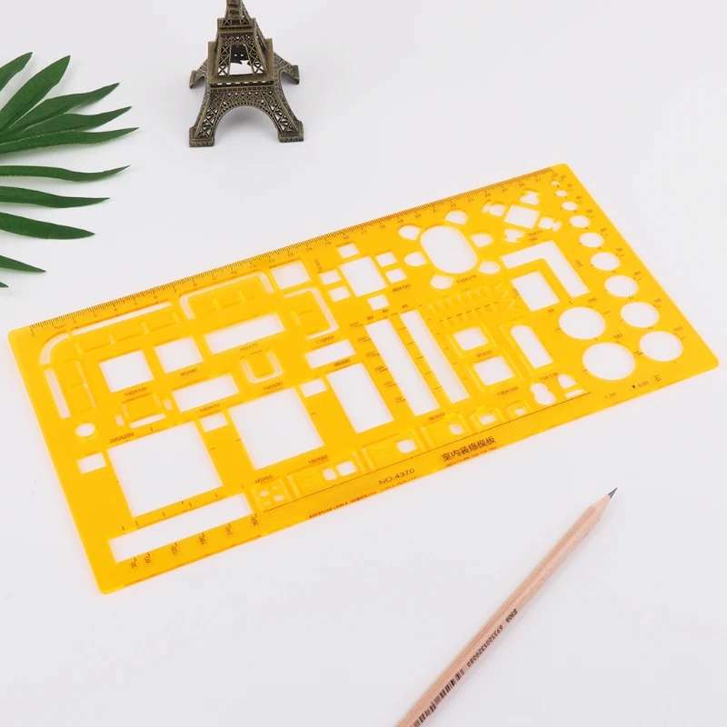 

Network Technique Technical Drawing Template Ruler Drafting Measuring Tool New