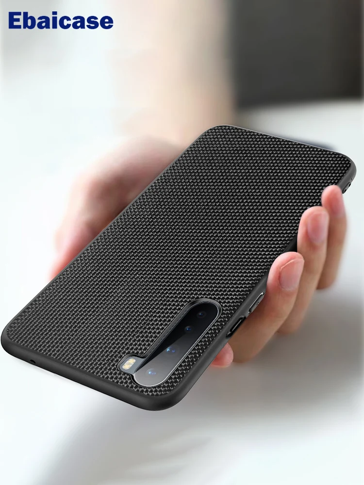 Чехол для Oneplus Nord роскошный нейлоновый текстурный ультратонкий ударопрочный