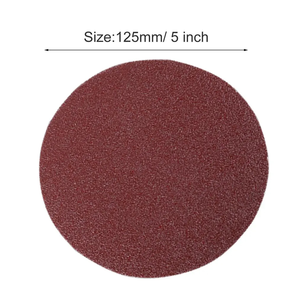 

40PCS 5 inch 125mm Sanding Disc Round Sandpaper Polishing Disk Sand Sheets 60-180 Grit for Polishing Cleaning Tool Sale