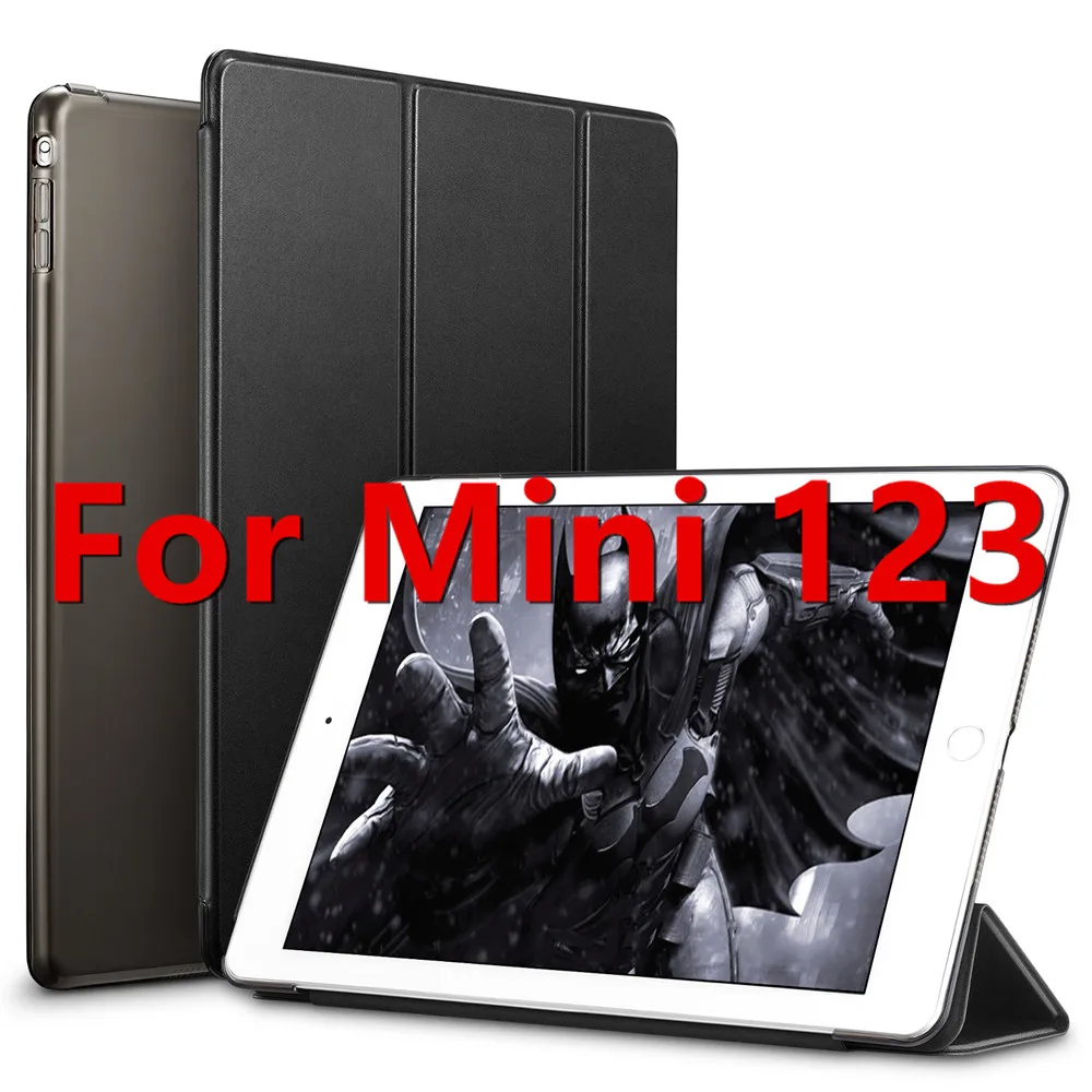 Black for Mini 1 2 3 ESR из искусственной кожи чехол для iPad Mini 5 4 3 2 1 Фолио мягкая задняя трехслойная Подставка Авто спящий Пробуждение смарт-чехол для iPad Mini 5 - Цвет: Black for Mini 1 2 3