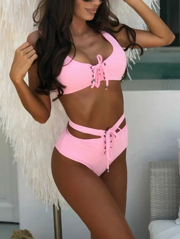 

Women's Bikini Set Push-Up Padded Swimwear Swimsuit Beach Bathing suit Brazilian