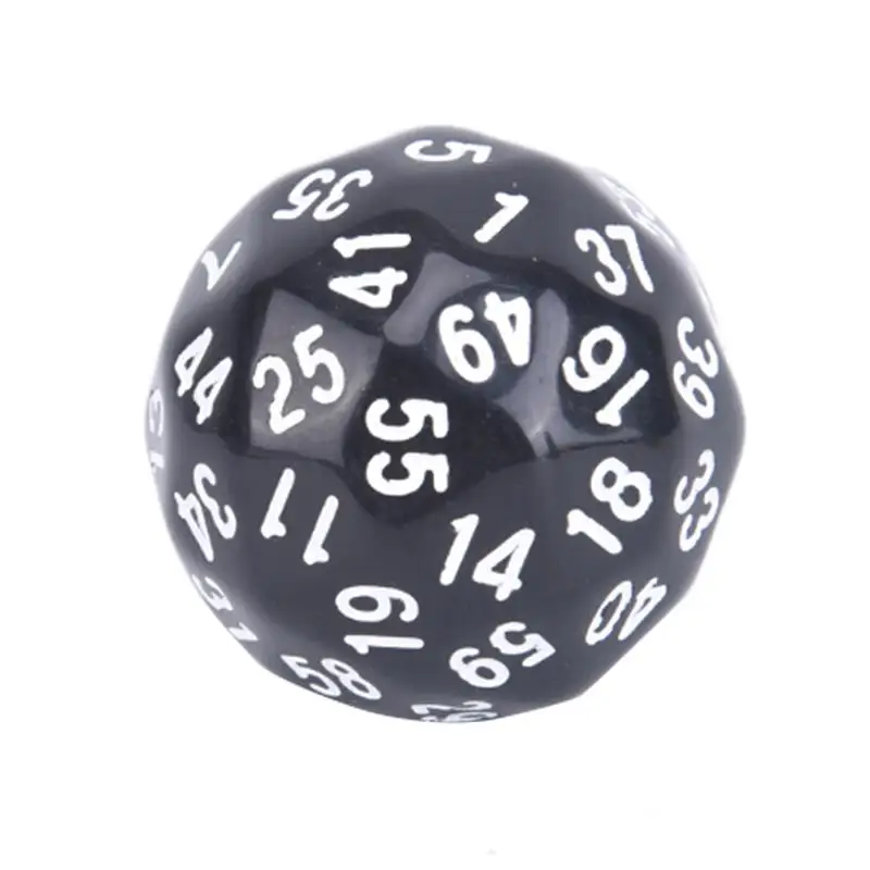 Многогранный набор игральных костей с цифрами 6-сторонние непрозрачные кости для