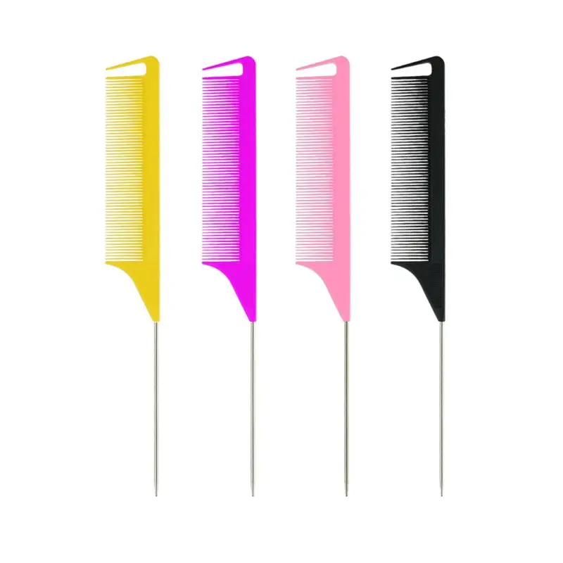

Professional Hair Dye Comb One-way Weave Highlighting Foiling Sectioning Highlight Hairdressing Combs High Quality and Brand New