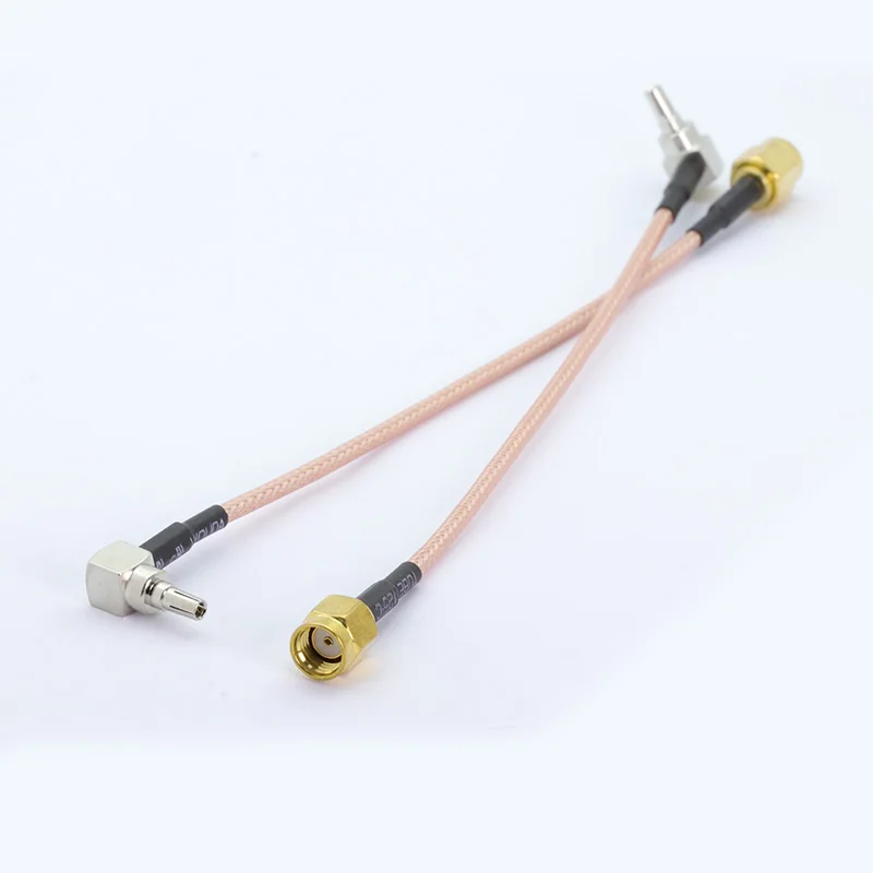 2 шт./лот CRC9 папа правый угол к RP SMA разъем RF коаксиальный кабель RG316 Pigtail 15 см |