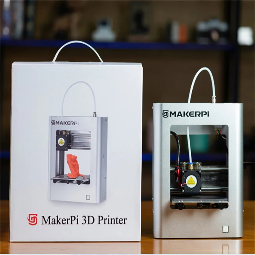 Мини 3D-принтер MakerPi M1 игрушка подарки для детей образование принтер 3d бесплатная