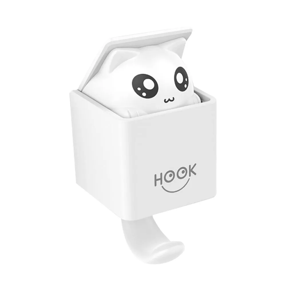 2019 Осень Новый Creative креативный Кот пальто мультфильм Клей милые плечики Крючки