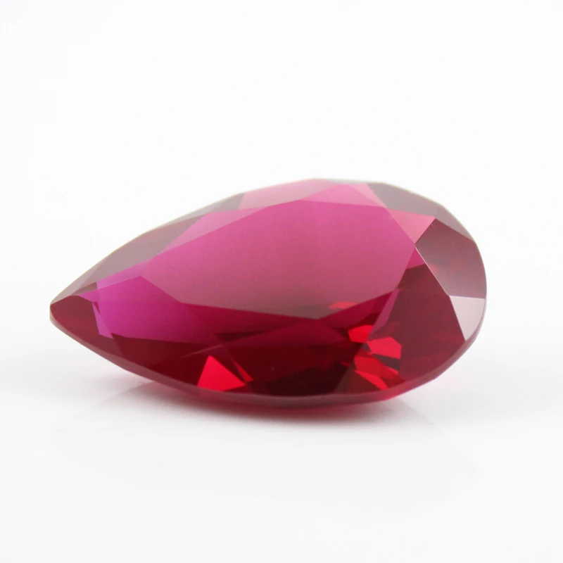 Синтетические корундовые бусины Starszuan 5 # Pretty в форме груши 9*11 мм для колец