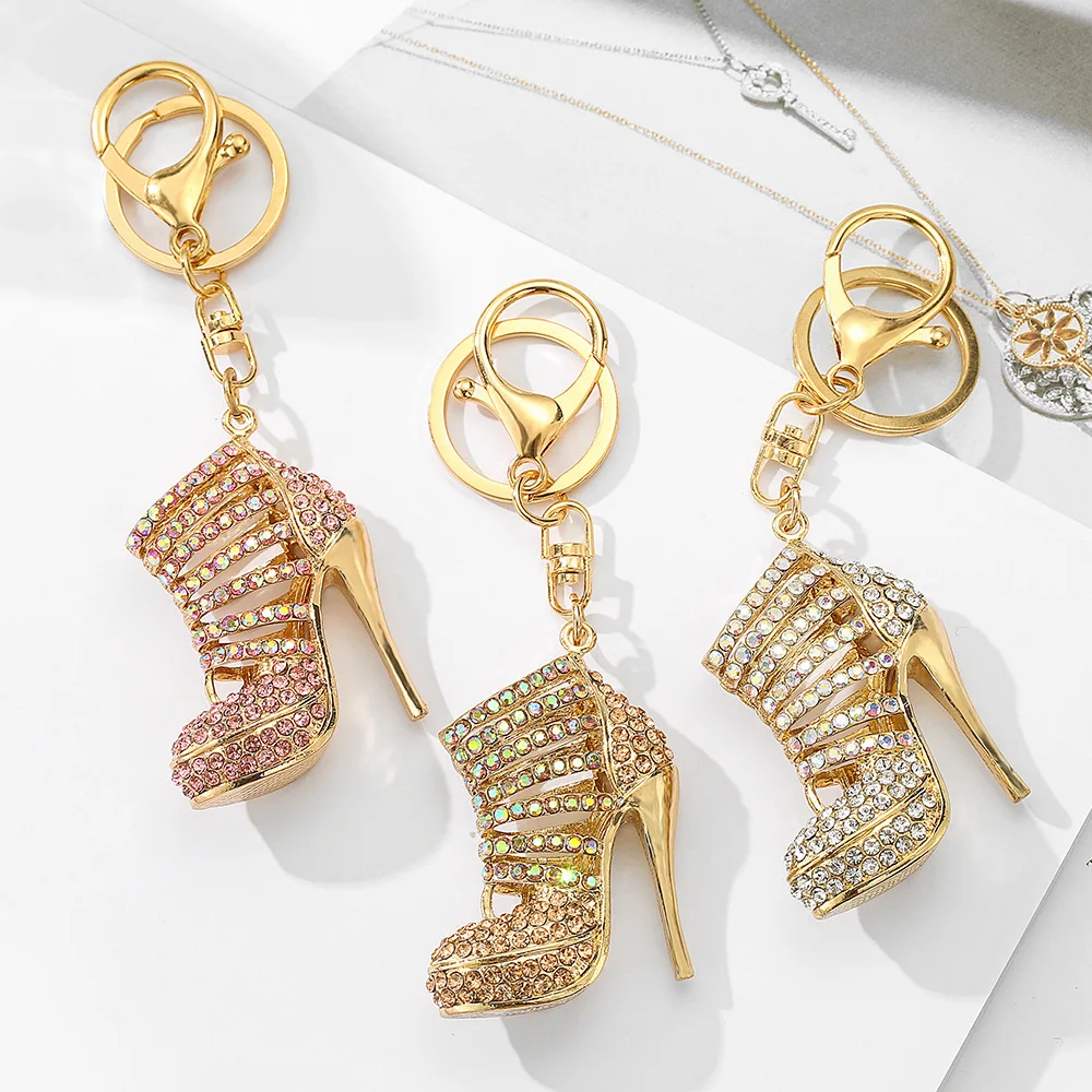 Europe and the United States exaggerated trend alloy high heels keychain pendant ladies bag car | Украшения и аксессуары