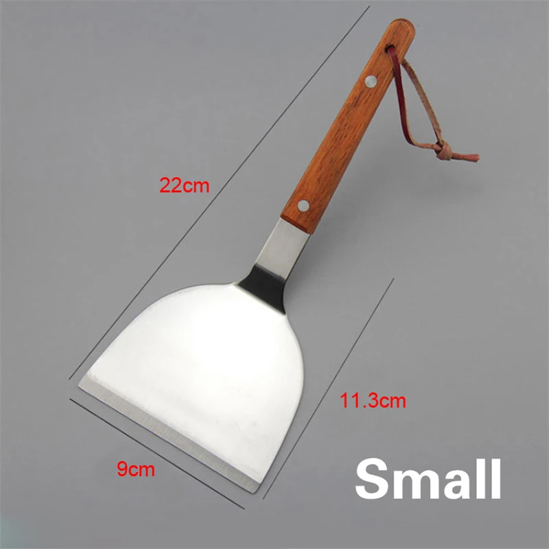 Жареная Лопата для запекания лопатка с деревянной ручкой пиццы барбекю говядины