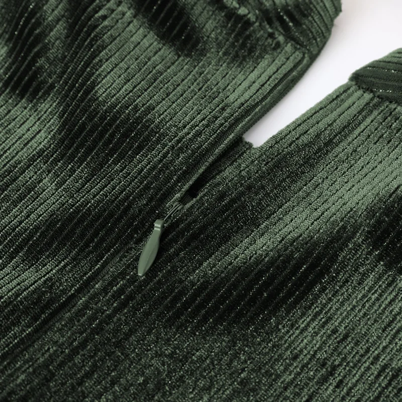 Женское платье бархатное с вырезом подолом для девушек велюровое мягкое