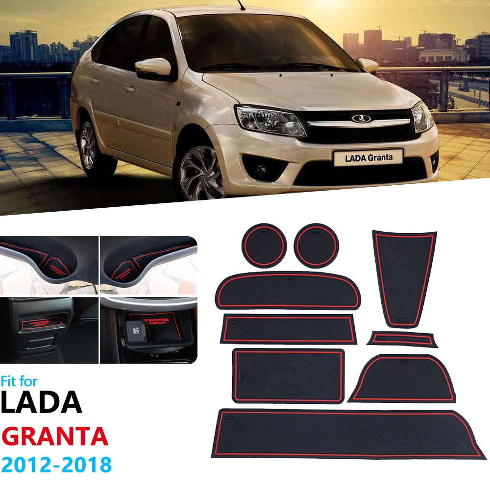 Противоскользящий резиновый коврик для подстаканников Lada Granta 2012 2013 2014 2015 2016 2017