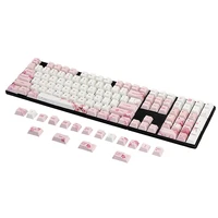 126 keys pbt keycaps oem profile sakura keyboard keycap set for filco mechanical keyboard gaming