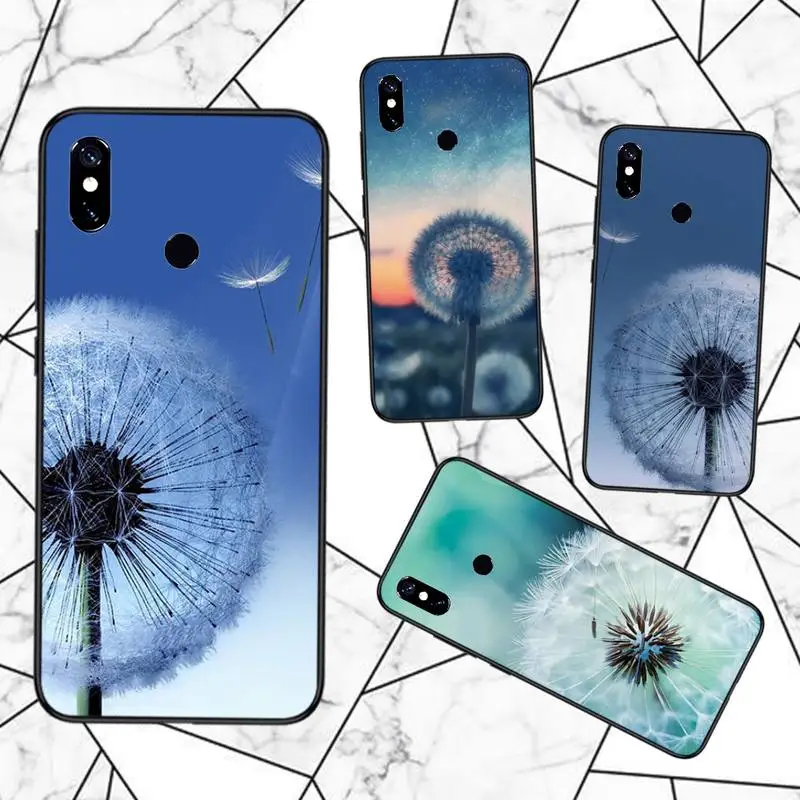 

Dandelion pattern flower Phone Case For Xiaomi Redmi note 7 8 9 11 t s 10 A pro lite funda shell coque