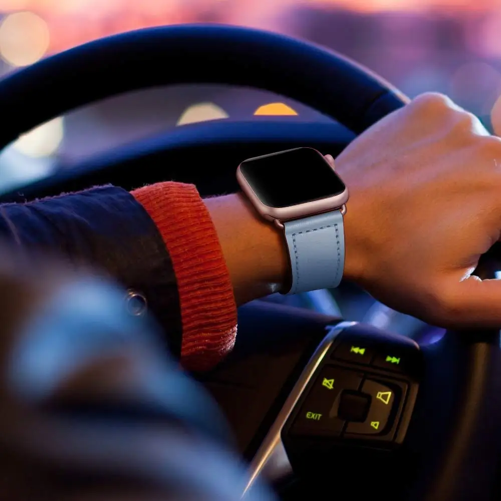 Кожаный ремешок для наручных часов Apple Watch 38 мм 40 мм 42-44 мм, Apple Watch сменный Ремешок Браслет для наручных часов iWatch, браслет Series 5/4/3/2/1