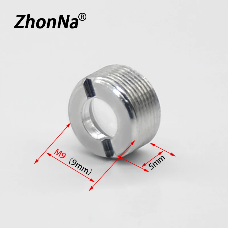 

M9 Diameter Laser Focusing Lens Holder Optical Laser Module Diode Head Accessories Copper Seat For Dia 7mm Focus Plastic Lens