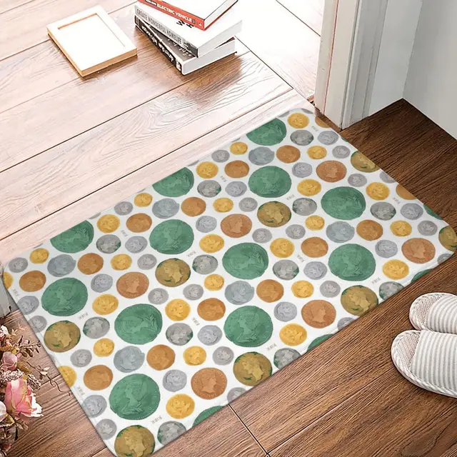 монетка под коврик. коврик для монет. монетку под коврик. положите монету под коврик. счастливая монетка.