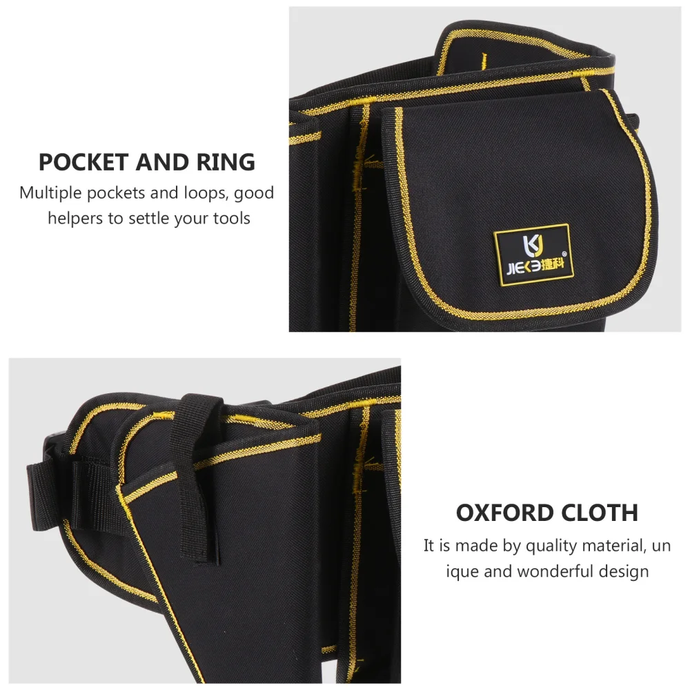 

1pc Electrician Tool Waist Bag Large Capacity Waterproof Tool Storage Pouch