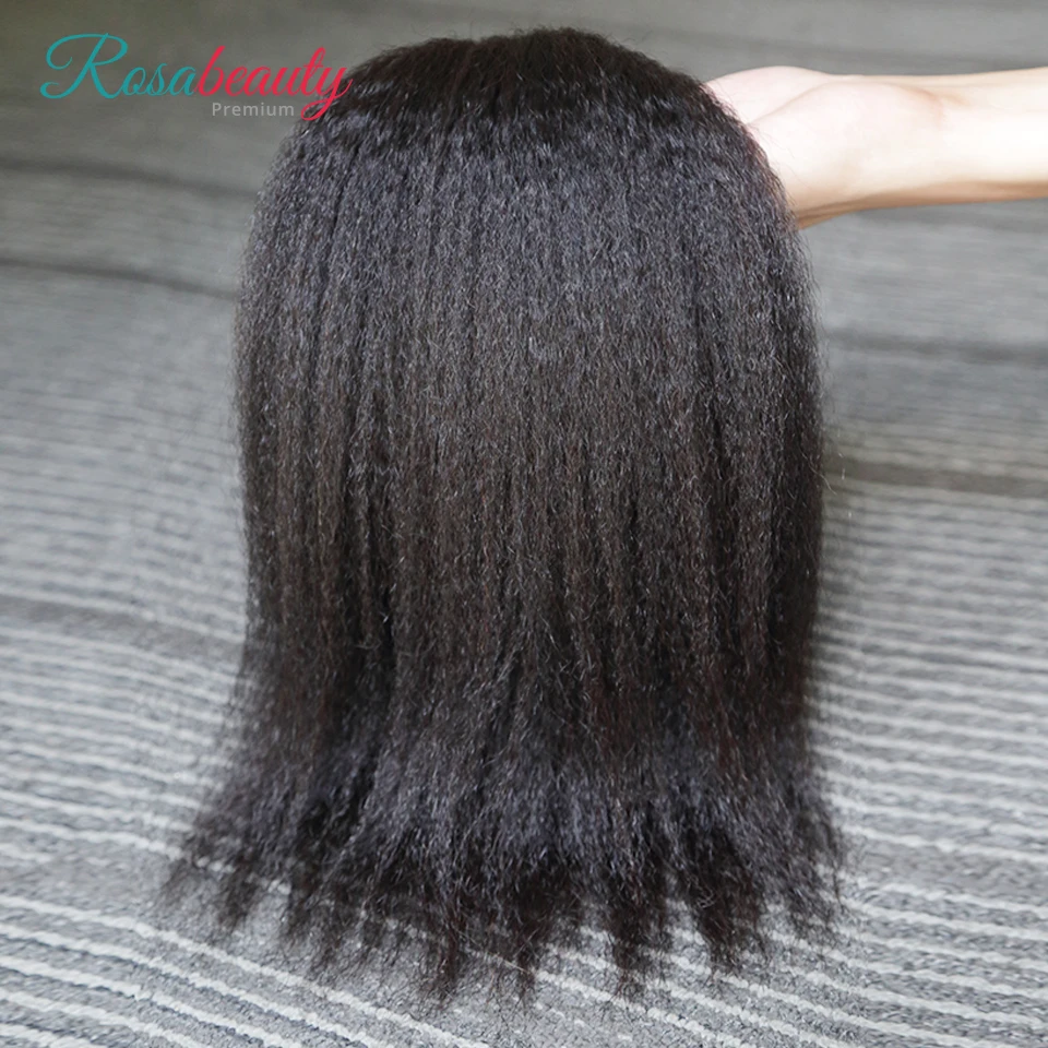 [Rosabeauty] волосы OneCut кудрявые прямые 8-30 32 дюймов H бразильские необработанные
