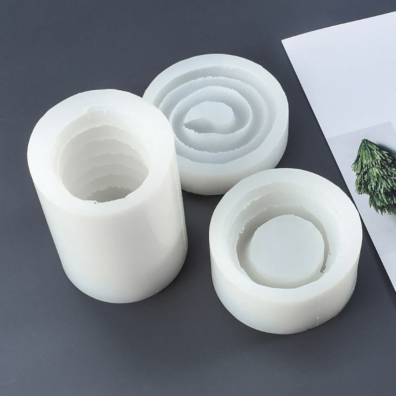 

DIY Crafts Tool Epoxy Resin Mold Snake Coiling Design Candlestick Silicone Mould N84D