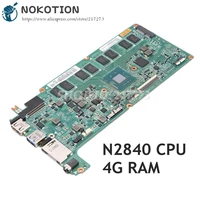 nokotion for lenovo chromebook n21 n21 80mg laptop motherboard n2840 cpu 4g ram danl6lmb6b0 5b20h70352 main board