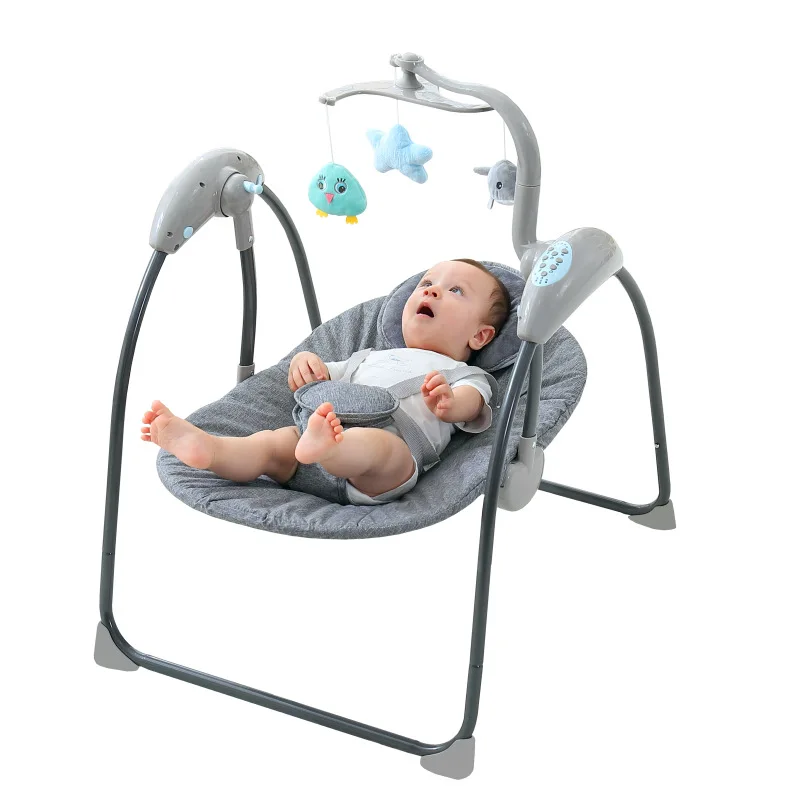 Newborns Baby Sleeping Cradle Bed Child Comfort Chair Reclining Chair Baby Electric Rocking Chair for Baby 0-3 Years Old