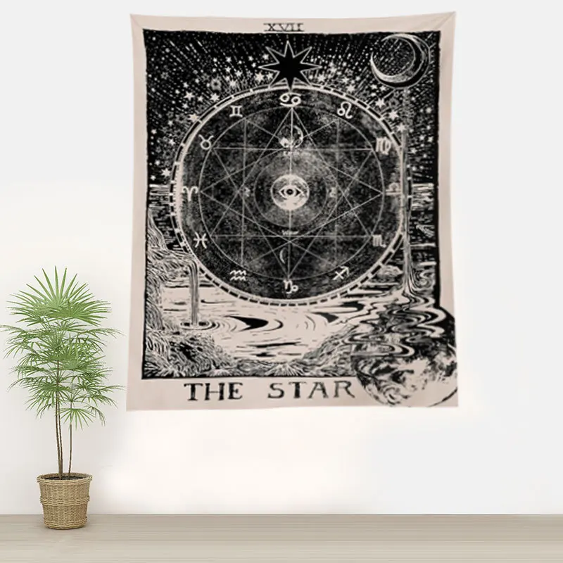 Фоновая ткань Taro декоративная подвесная настенное одеяло пляжное полотенце