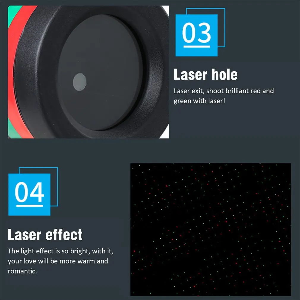 Рождественская Звезда лазерный проектор светодиодный движущийся наружный