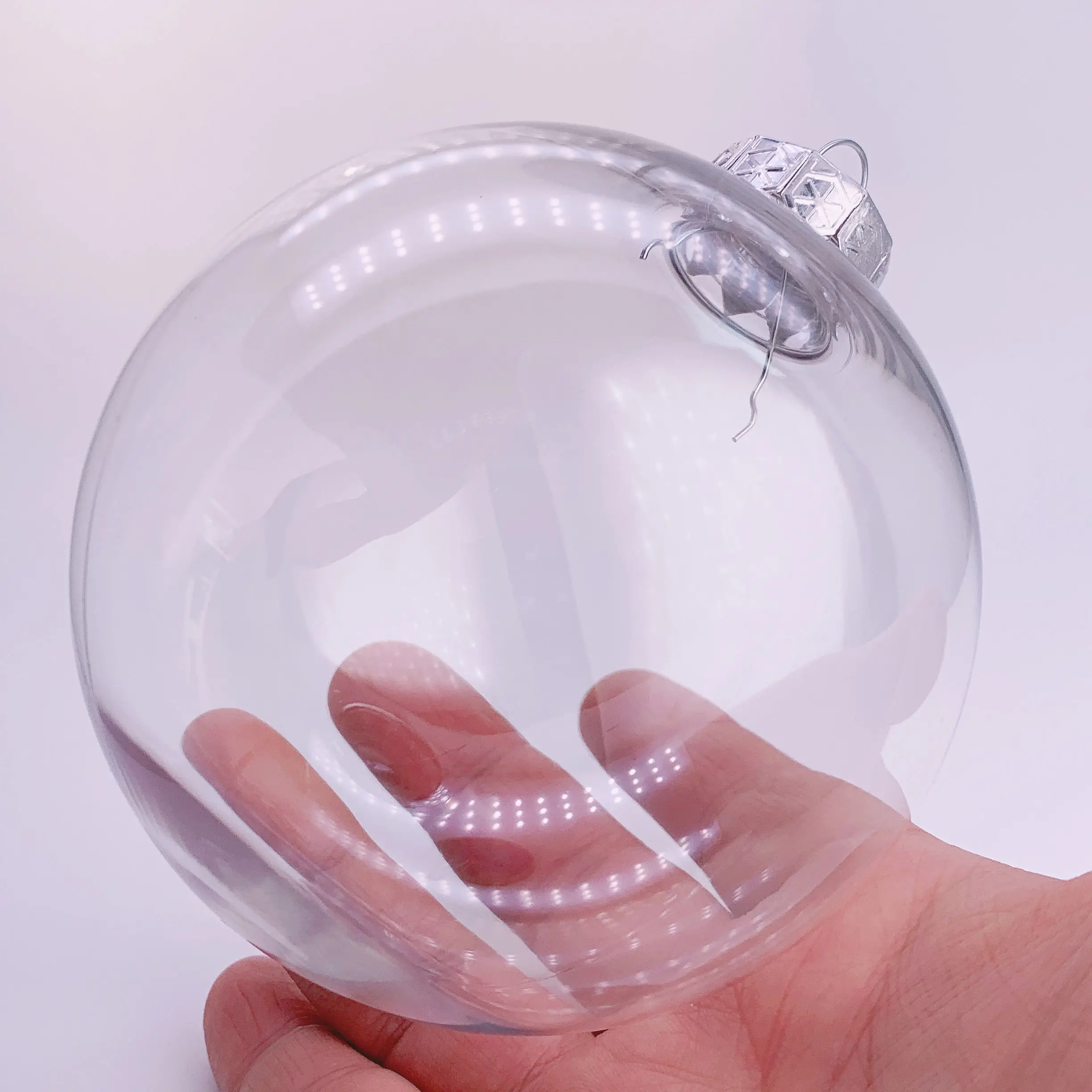 Бесплатная доставка сделай сам красное/небьющееся/наполняемое Рождественское