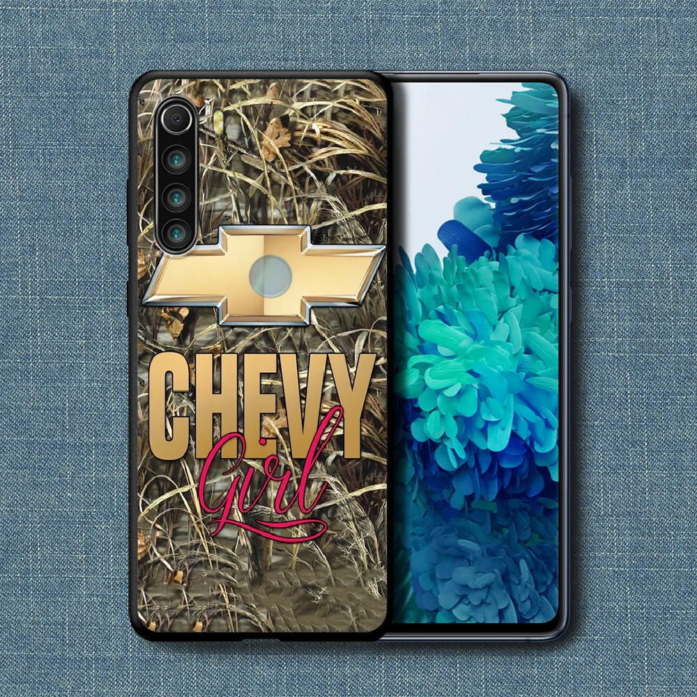 

Chevrolet car logo Phone Case For Xiaomi Redmi Note 7 8 8T 9 9S 4X 7 7A 9A K30 Pro Ultra black Waterproof Pretty Hoesjes