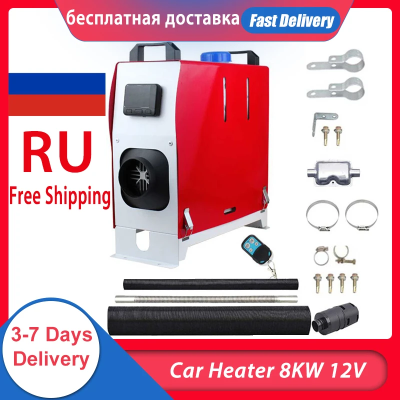 

Car Heater 8KW 12V Air All In One Warmer Car Parking Heater Air Conditioner Machine Remote Control LCD Display For Truck Boat