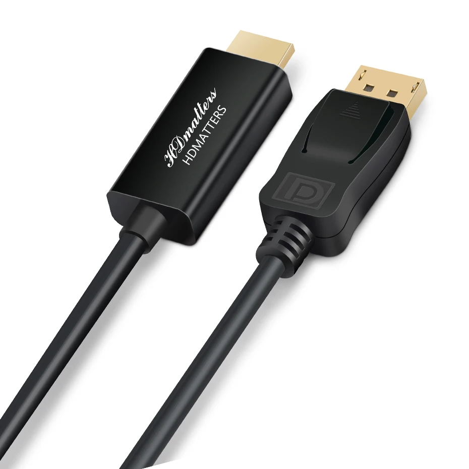 Кабель dp-hdmi 4K 60 Гц кабель Displayport к HDMI 2 0 для ПК мониторов ноутбуков поддерживается @