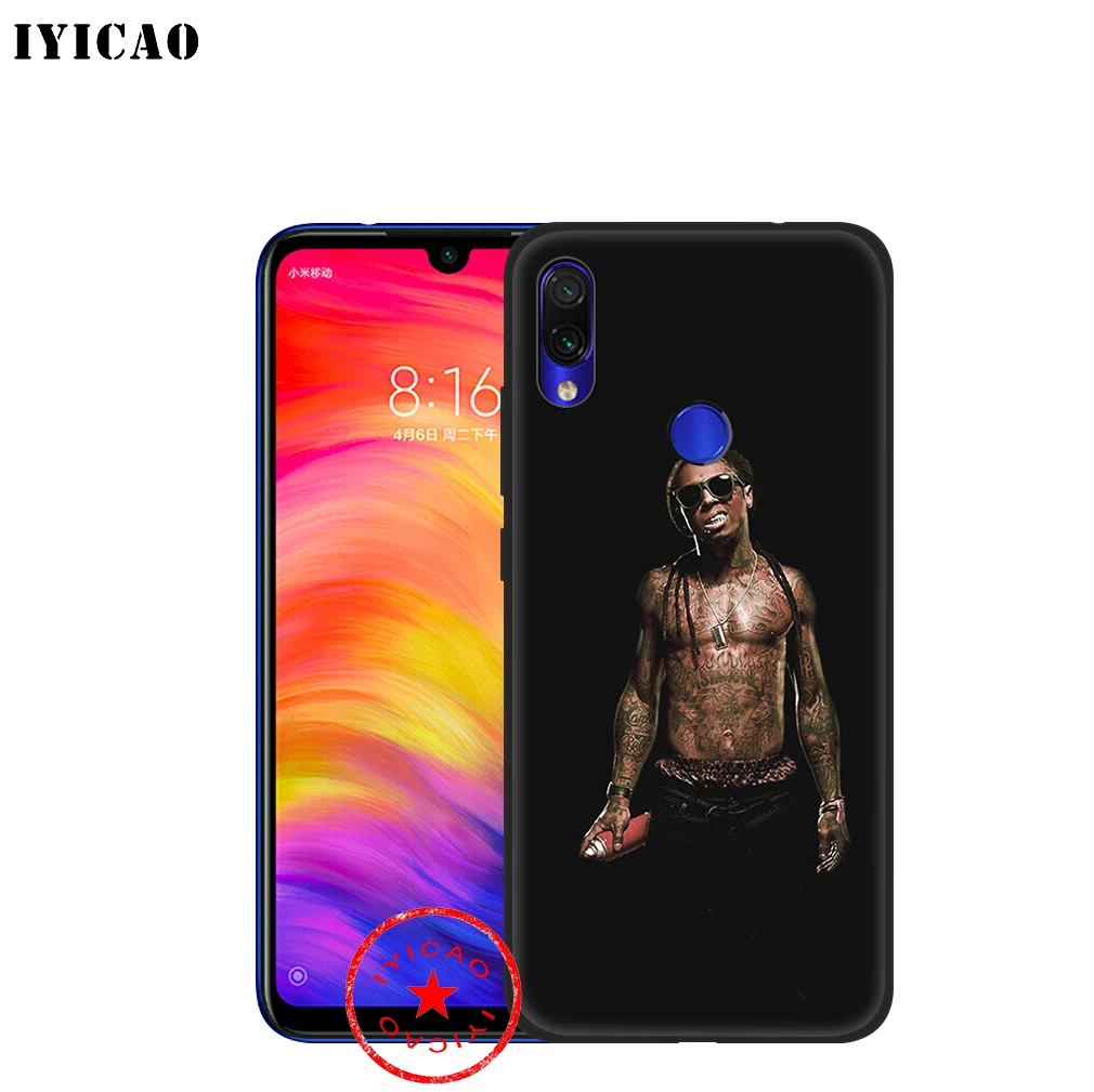 Мягкий силиконовый чехол IYICAO Lil wayne для Xiaomi Redmi Note 8 7 6 5 Pro 5A 4X |
