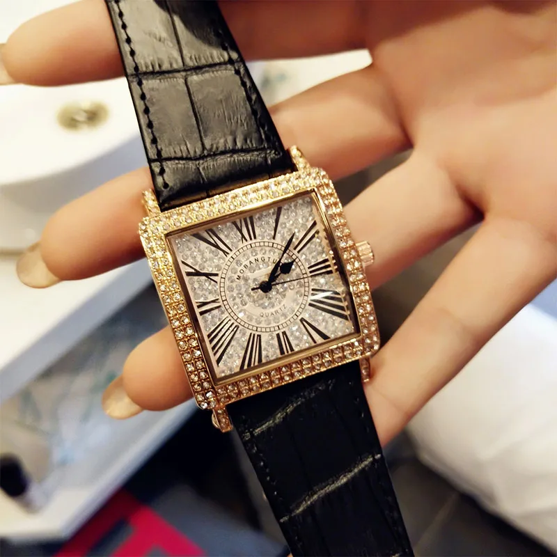 

Women Watches Woman 2019 Luxury Brand Crystal Fashion Women Quartz Watches Clock Square Ladies Wrist Watches Women Wristwatch